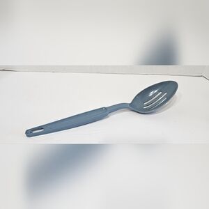 Vintage 90's Ekco Blue Slotted Spoon